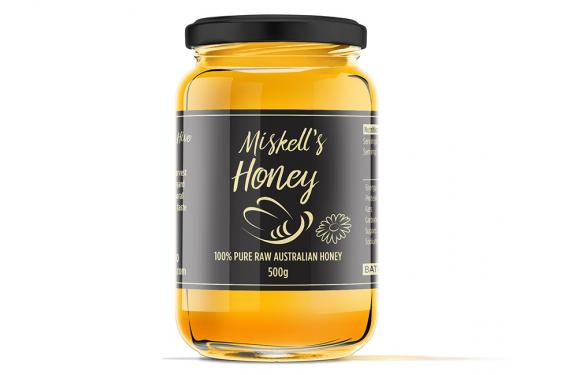 Honey Label Design with Tamper Evident